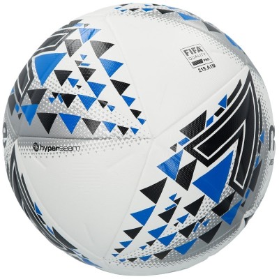 Мяч футбольный №5 MITRE DELTA FIFA PRO HYPERSEAM матчевый (термопластичн.PU) BB1114WKL Бело-черный-синий